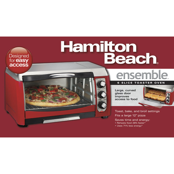 Hamilton Beach® ensemble 6 Slice Toaster Oven & Reviews Wayfair